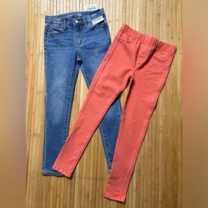 NWT- Girls 8- old Navy High-Waisted Rockstar 360° Stretch Jeggings Tucker & Tate